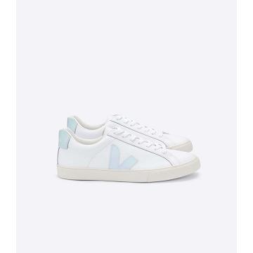 Veja ESPLAR LEATHER Tenisky Damske White/Blue | SK 609WNB